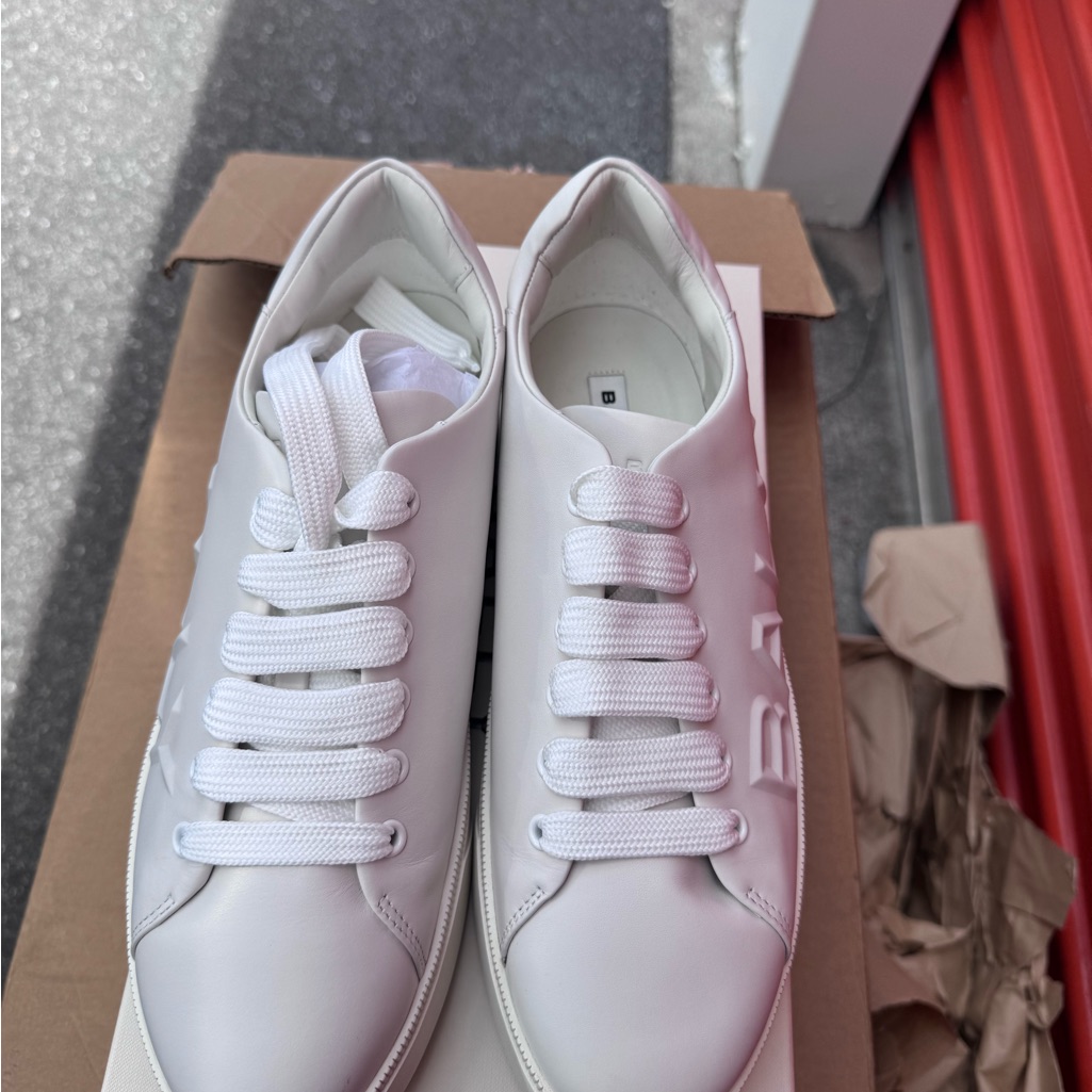 Bally White Minimalist Sneakers